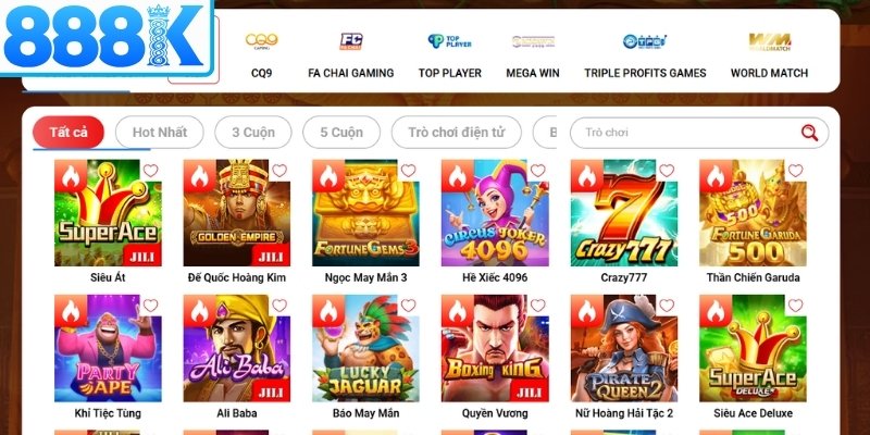 Nhà cung cấp sản phẩm giải trí JILI